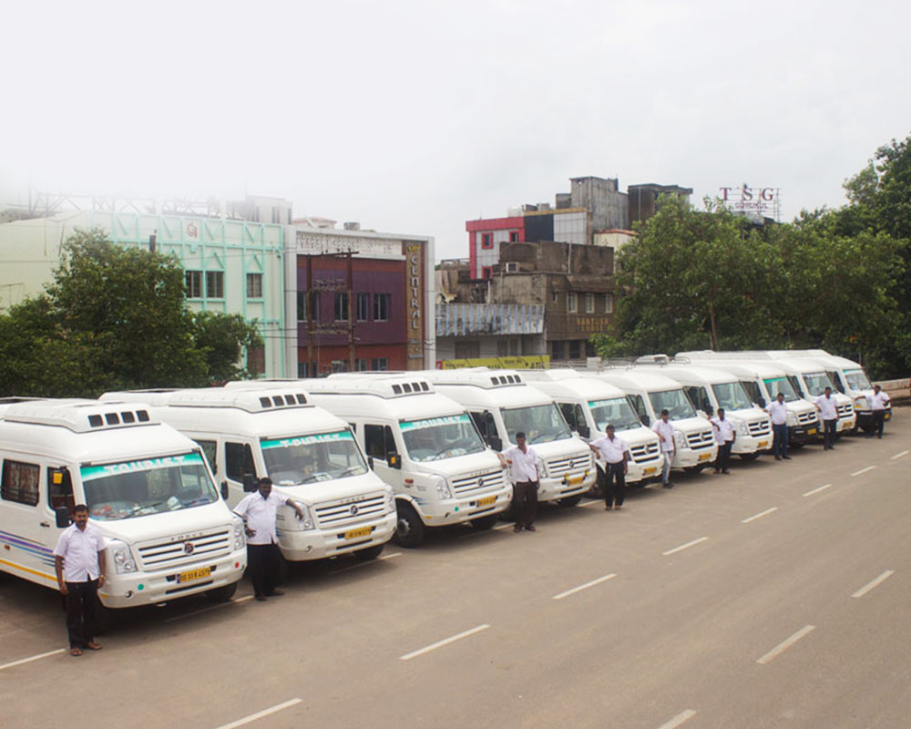 tempo traveller car fleet